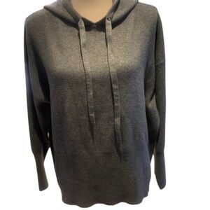A New Day Women’s Gray Sweater Sweatshirt Hoodie New Soft Cozy XL